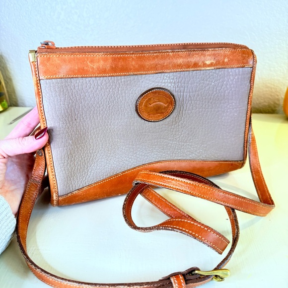 Dooney & Bourke  Two-Tone Leather Crossbody Bag - Picture 10 of 10